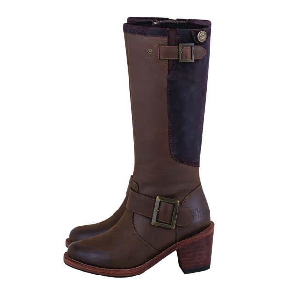 WOMENS BROWN TALL ENGINEER