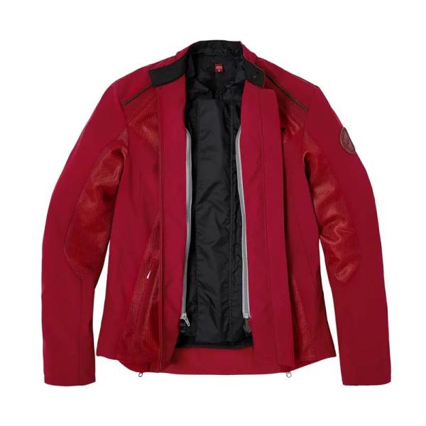 WOMENS AUSTIN MESH JACKET - RED