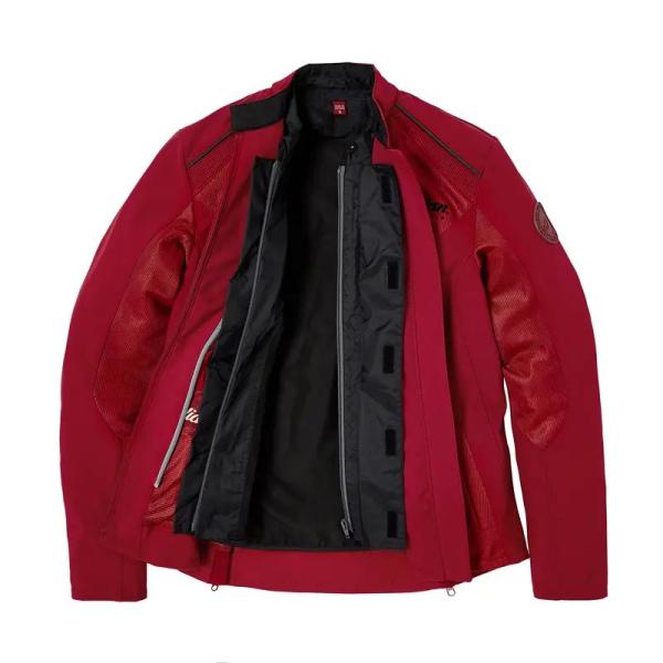 WOMENS AUSTIN MESH JACKET - RED