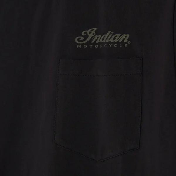MENS POCKET ORIGINAL HEADDRESS T-SHIRT - BLACK