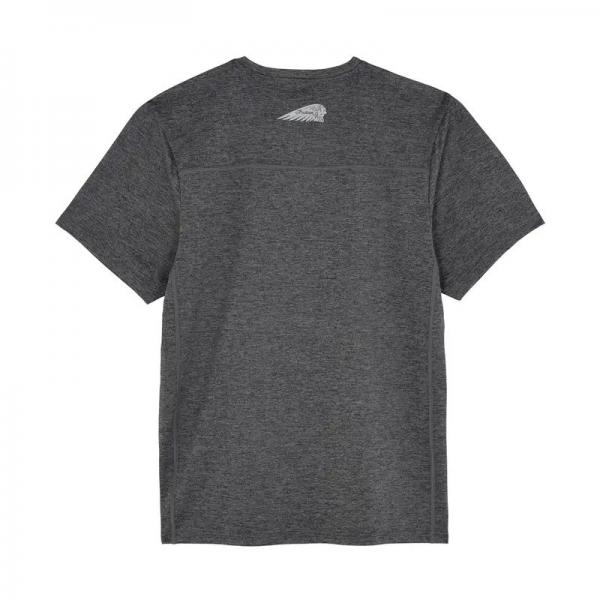 MENS ATHLETE SCRIPT T-SHIRT - GRAY