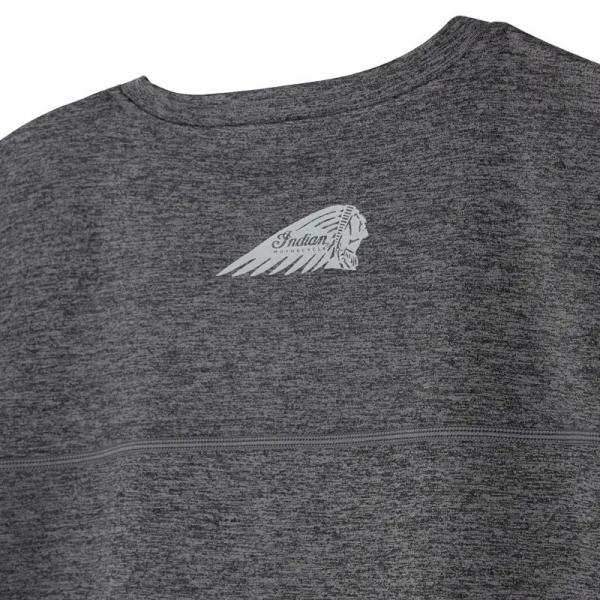 MENS ATHLETE SCRIPT T-SHIRT - GRAY