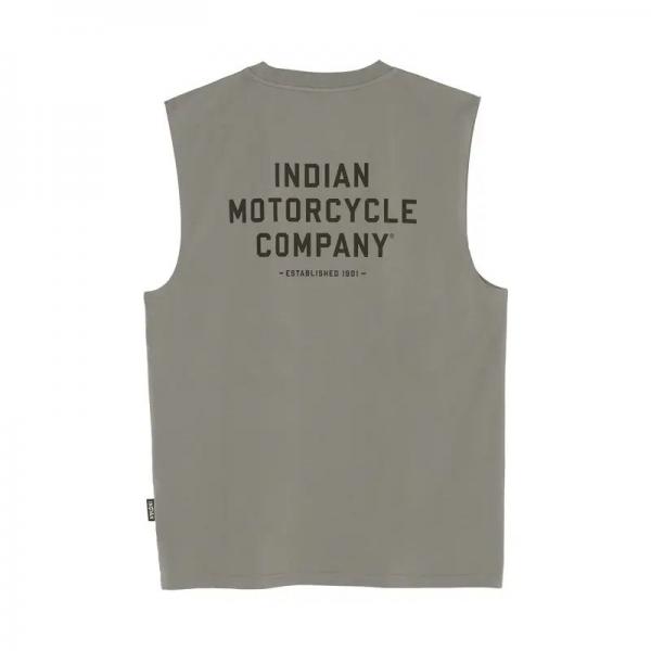MENS EST. BLOCK LOGO TANK - GRAY