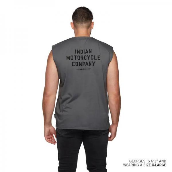 MENS EST. BLOCK LOGO TANK - GRAY