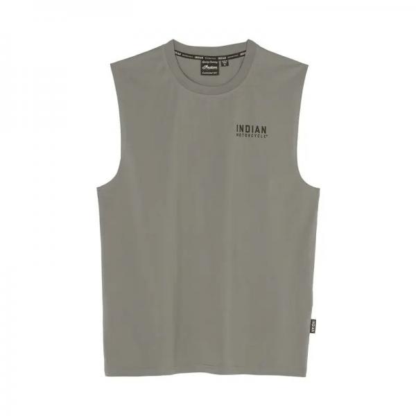 MENS EST. BLOCK LOGO TANK - GRAY