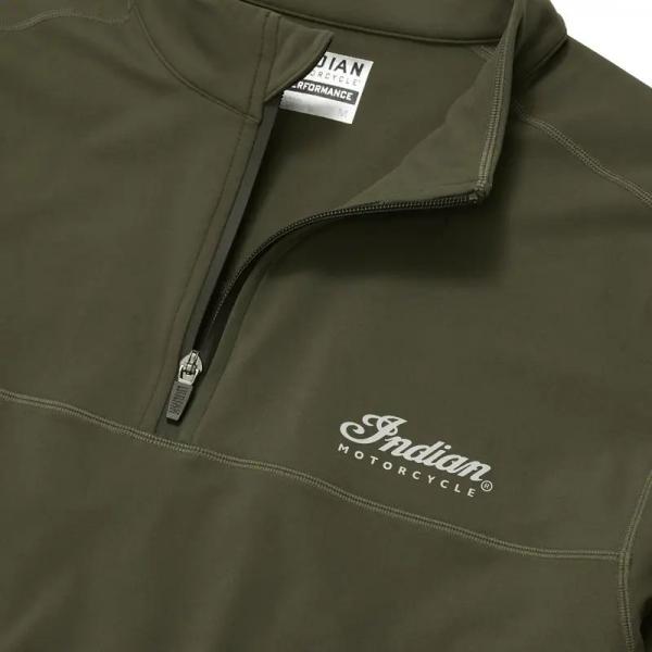 MENS ATHLETE SCRIPT LOGO TOP - GREEN