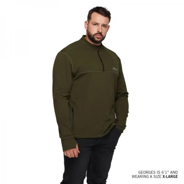 MENS ATHLETE SCRIPT LOGO TOP - GREEN