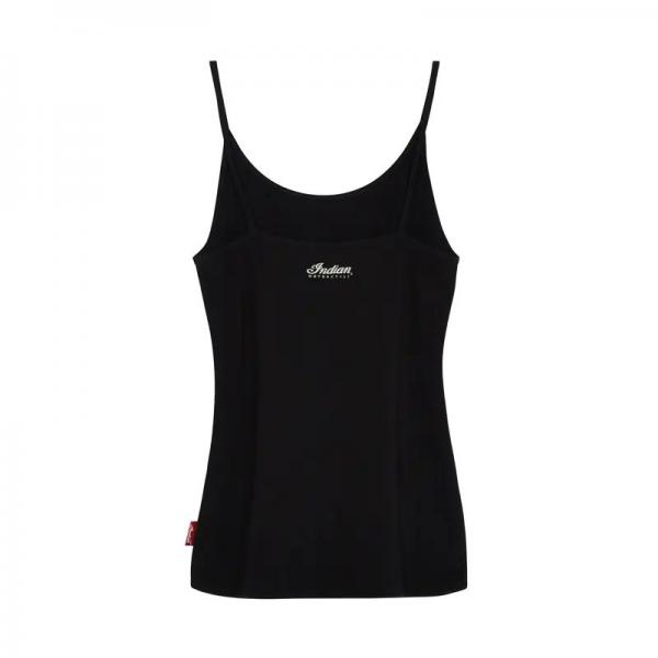 WOMENS SCRIPT LOGO CAMI - BLACK