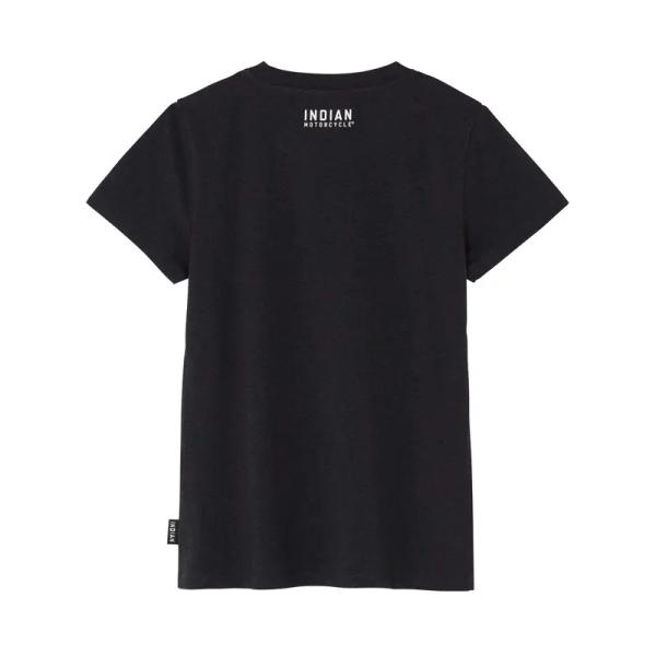 WOMENS TRI COLOR BLOCK LOGO T-SHIRT - BLACK