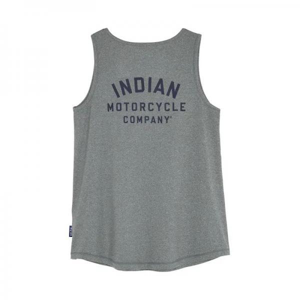 WOMENS ATHLETE LOGO PRINT TANK - GRAY