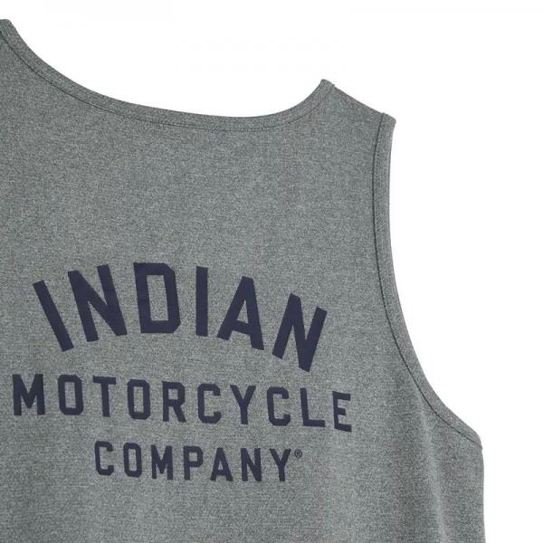 WOMENS ATHLETE LOGO PRINT TANK - GRAY