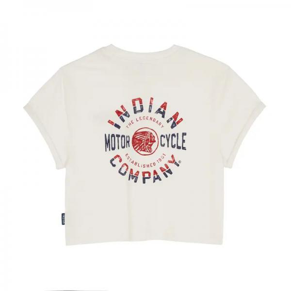 WOMENS CROPPED LEGENDARY POCKET T-SHIRT - WHITE