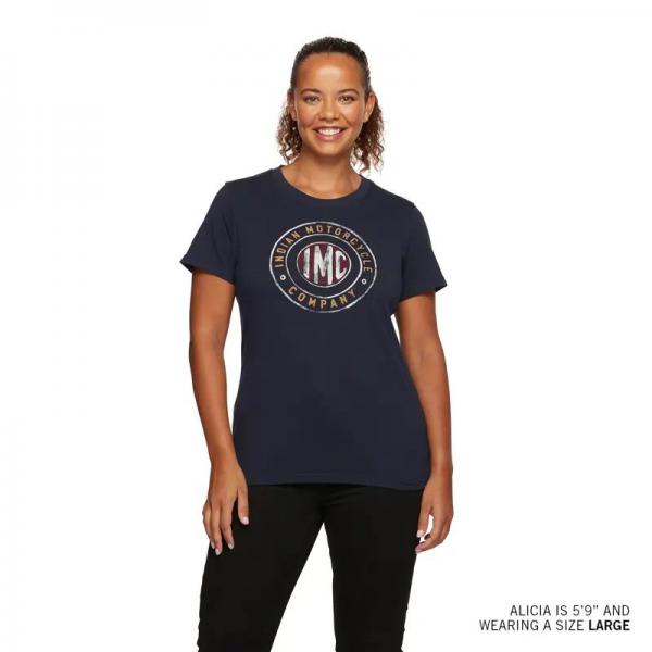 WOMENS COLOR IMC ICON T-SHIRT - NAVY