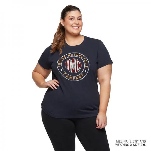 WOMENS COLOR IMC ICON T-SHIRT - NAVY