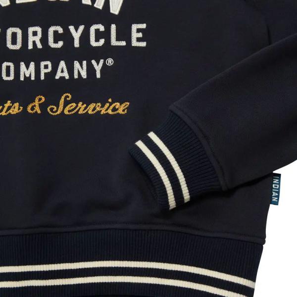 WOMENS CROPPED RETRO TOP - NAVY