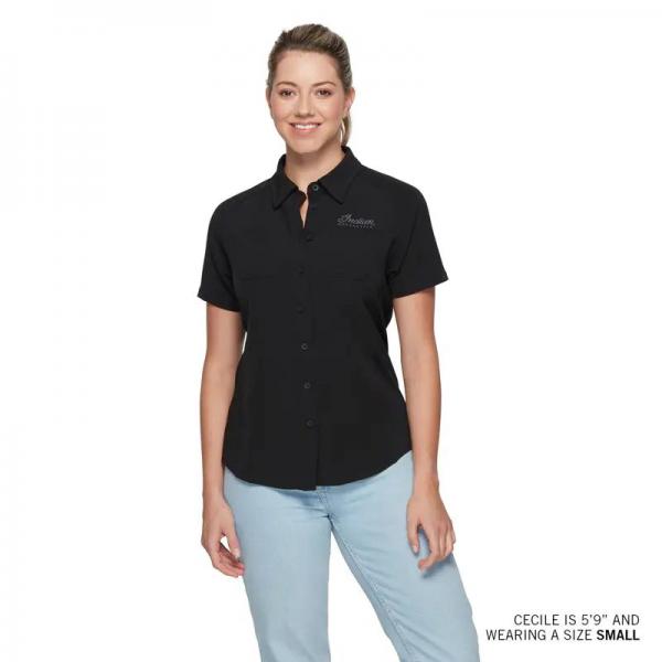 WOMENS PERFORMANCE HEADDRESS SHIRT - BLACK