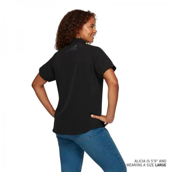 WOMENS PERFORMANCE HEADDRESS SHIRT - BLACK