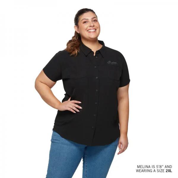 WOMENS PERFORMANCE HEADDRESS SHIRT - BLACK