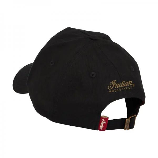HEADDRESS EMBROIDERED CAP - BLACK