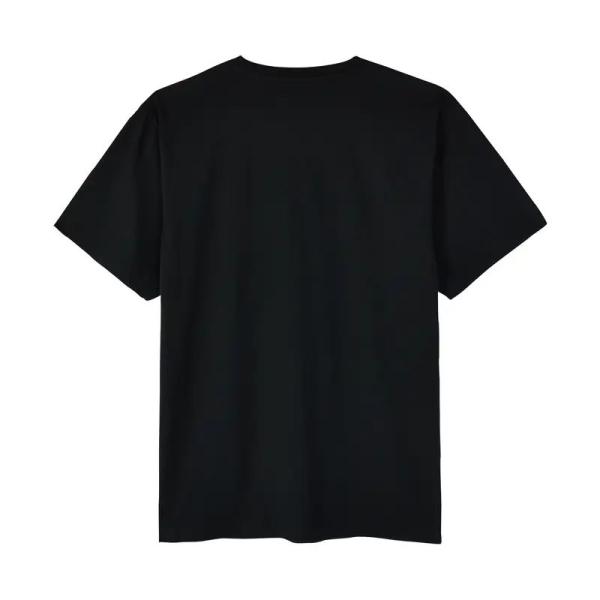 MENS ESSENTIAL SCRIPT LOGO T-SHIRT - BLACK