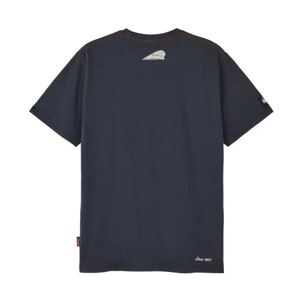 MENS 2 COLOR SCRIPT LOGO T-SHIRT - NAVY