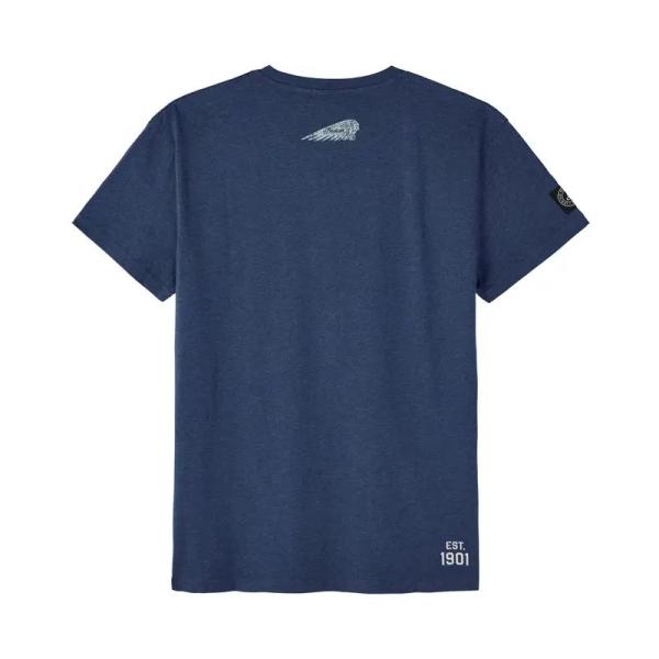 MENS I SCRIPT WATERCOLOR T-SHIRT - BLUE