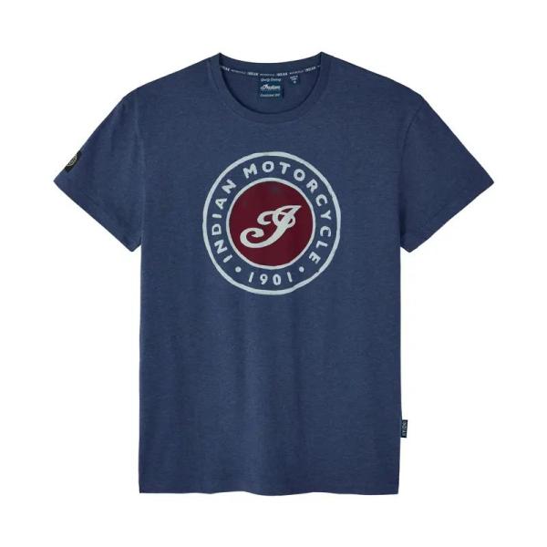 MENS I SCRIPT WATERCOLOR T-SHIRT - BLUE