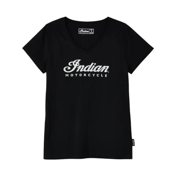 WOMENS ESSENTIAL SCRIPT LOGO T-SHIRT - BLACK