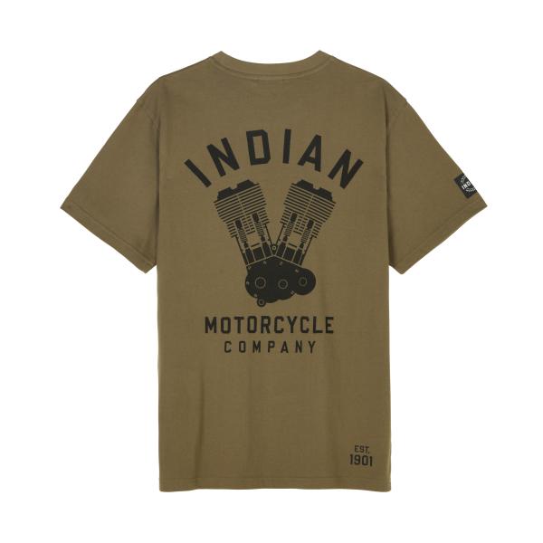 MENS ENGINE GRAPHIC T-SHIRT - GREEN
