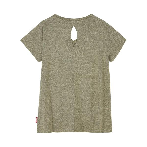 WOMENS MARL HEADDRESS TEE - GREEN
