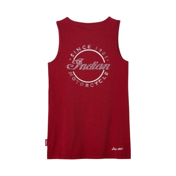 WOMENS SCRIPT ICON TANK - RED