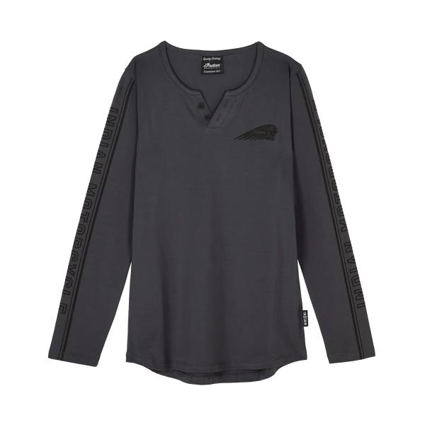 WOMENS IMC SLEEVE PRINT LS TEE - GRAY