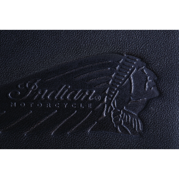 INDIAN BI-FOLD WALLET - SCHWARZ