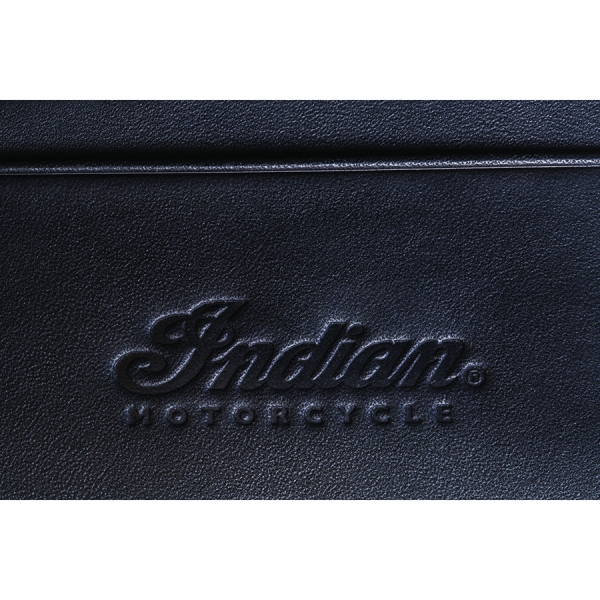 INDIAN BI-FOLD WALLET - SCHWARZ