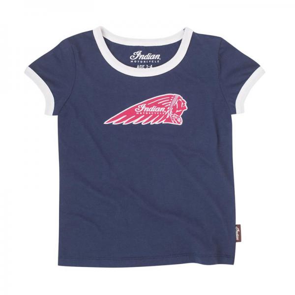 JUNIOR LOGO T-SHIRTS - 2-PACK - NAVY + WHITE