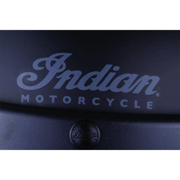 RETRO OPEN FACE HELMET WITH STRIPE AND CHECKER - MATTE BLACK
