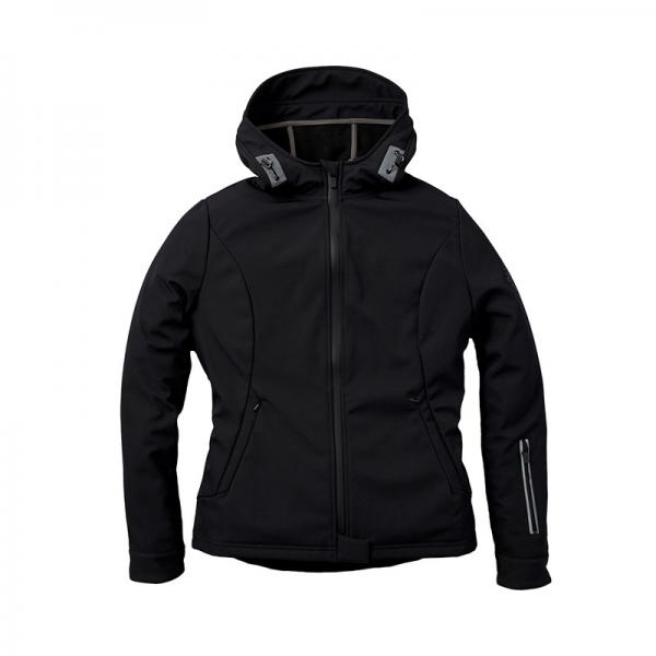 WOMENS CASUAL SOFTSHELL JACKET - BLACK