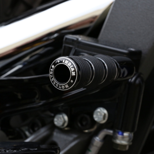 BILLET SHIFT/BRAKE PEG - SCHWARZ