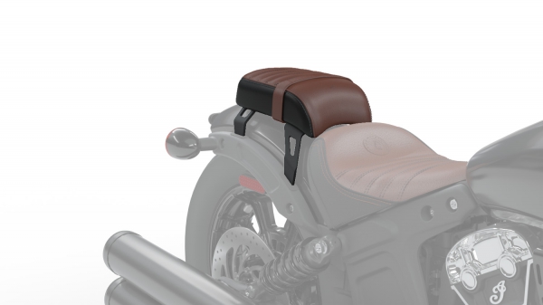 BEIFAHRERSATTEL - BRAUN - INDIAN SCOUT BOBBER