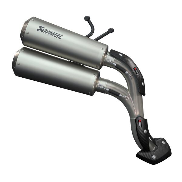 AKRAPOVIC HIGH MOUNT SLIP-ON EXHAUST - FTR 1200