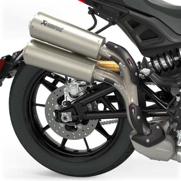 AKRAPOVIC HIGH MOUNT SLIP-ON EXHAUST - FTR 1200