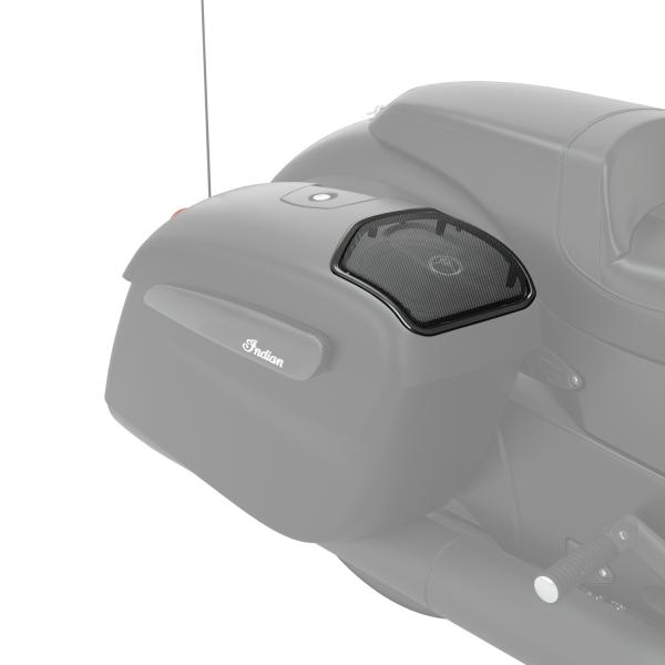 POWERBAND AUDIO SADDLEBAG SPEAKER BEZELS - SCHWARZ - MODERN