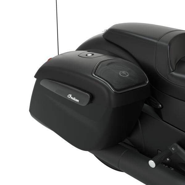 POWERBAND AUDIO SADDLEBAG SPEAKER BEZELS - SCHWARZ - MODERN
