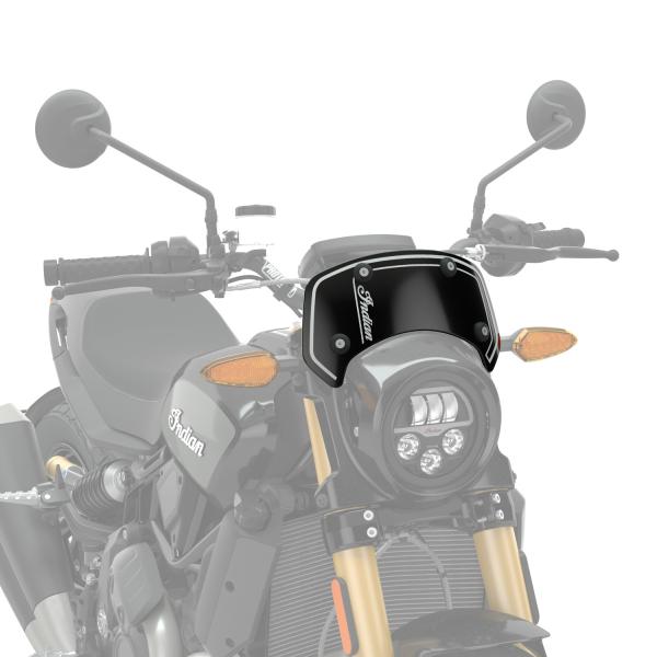 LOW WIND DEFLECTOR WITH HEADLIGHT COWL - FTR 1200