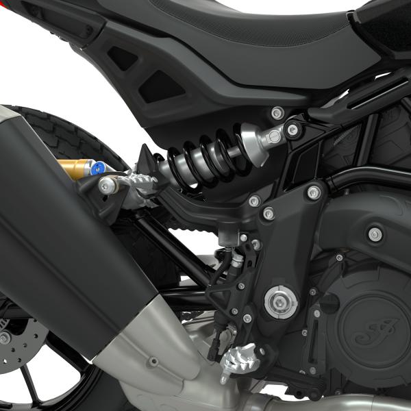 PASSENGER FOOT PEG MOUNT - FTR 1200 - HIGH EXHAUST