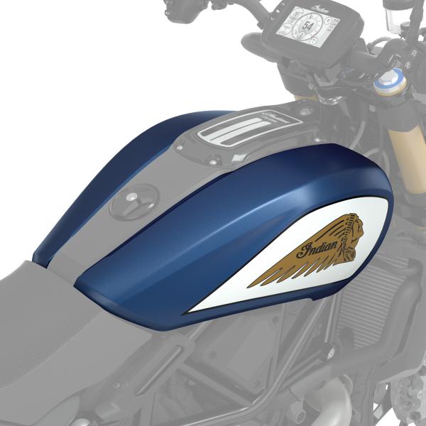 TANK COVERS - MATTE BLUE FIRE - FTR 1200
