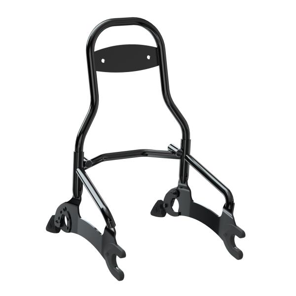 PASSENGER QUICK-RELEASE BACKREST - 12-INCH - SCHWARZ