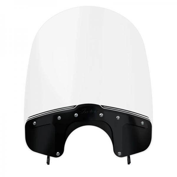 26.8" QUICK RELEASE HIGH WINDSHIELD - CLEAR, BLACK PLATES - CHIEF STEELFRAME
