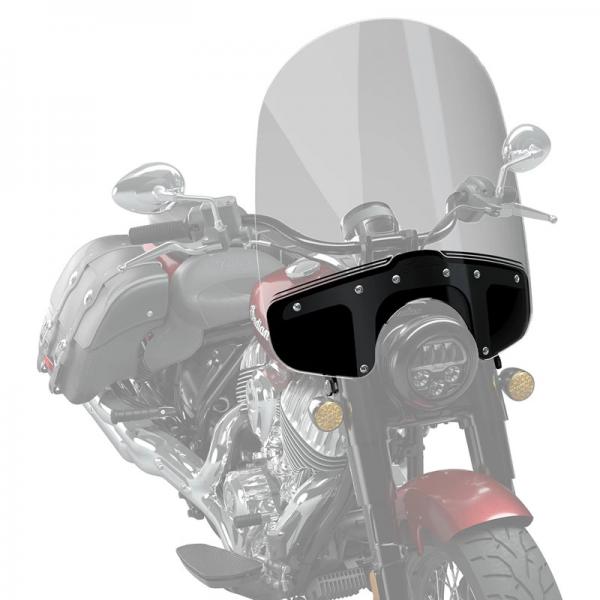 26.8" QUICK RELEASE HIGH WINDSHIELD - CLEAR, BLACK PLATES - CHIEF STEELFRAME