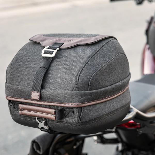 REAR RACK BAG - FTR 1200 - BLACK/BROWN